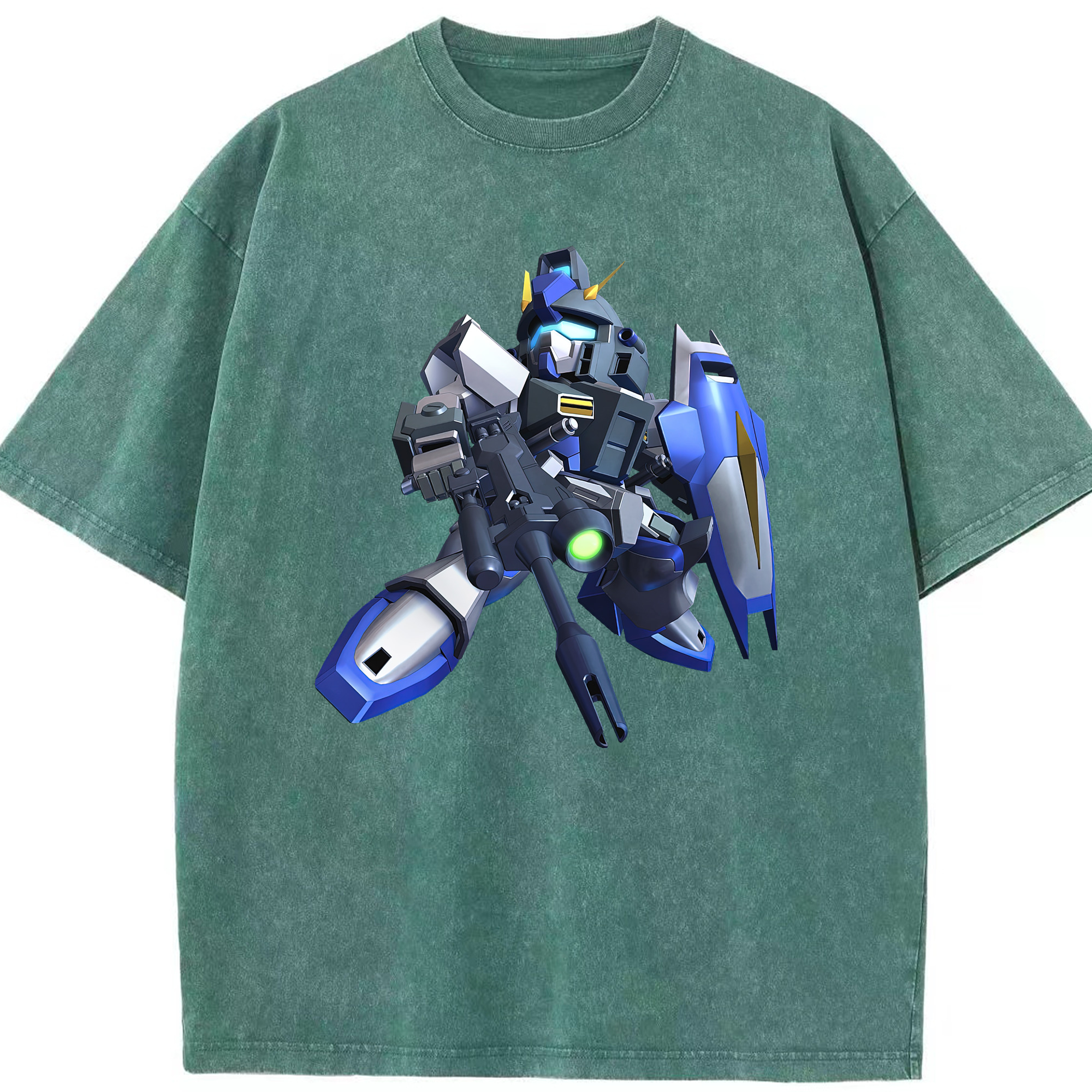 （画像用） 機動戦士ガンダム Mobile Suit Gundam 綿100% ヴィンテージ風 半袖Tシャツ（フロントプリント）